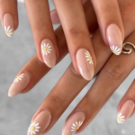 best daisy nail trends nude